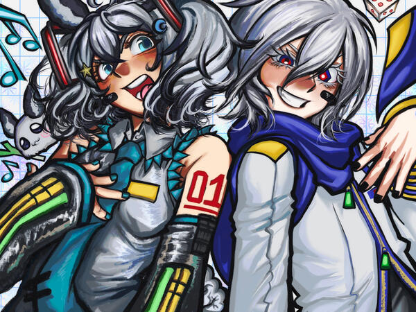 halloween art w/rollo by his sister